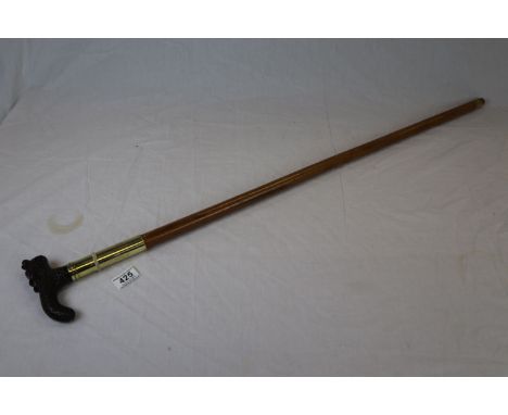 Malacca Walking Stick with Dragon's Head Handle
