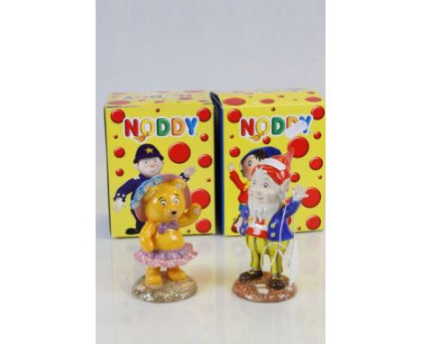 Two boxed Royal Worcester "Noddy" figurines; Tessie Bear & Big-Ears