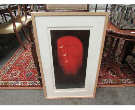 GOVINDER NAZRAN, a limited edition silk-screen print "Solidarity", numbered 138/295, titled and signed by the artist in penci