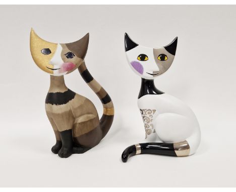 Two Goebel models of cats&nbsp;by Rosina Wachtmeister, 'Mariella', 16.5cm high, and 'Amica', 17cm high, factory marks to base