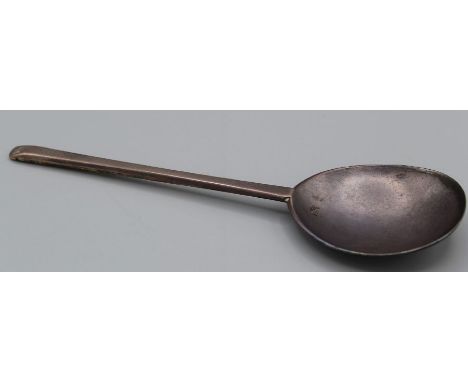 William Cary, a Charles II silver slip top spoon, initialed M to reverse of bowl, MW at top of stem. London 1665, 17cm, 1.44 