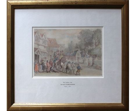 Thomas Rowlandson (British 1756-1827)
A coach loading at the Jockey Inn. Watercolour, pencil and ink. 14.5 x 23cm

Provenance