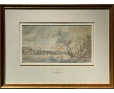 William Crotch (British 1775-1847)
Magdalen Bridge, Oxford 1807. Watercolours over pencil. 16 x 29cm

Provenance L G Duke and
