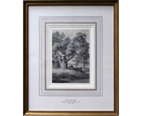 Michael ' Angelo' Rooker ARA (British 1743-1801)
View in Hyde Park. Grey wash over pencil. Initialled lower left. 19.5 x 14cm