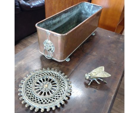 Three copper items. Vintage. 