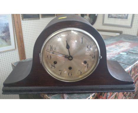 A Balloon  Mantle clock. Circa 1930's. Of typical form. 