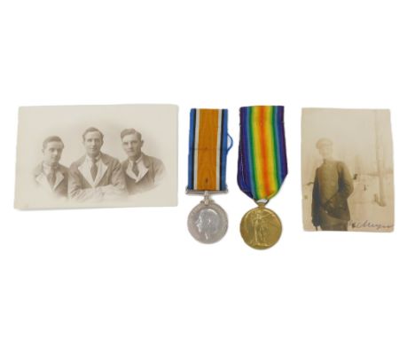 A pair of First World War medals, consisting of the British War medal and Victory medal, both inscribed to the edge SE3036 Pr