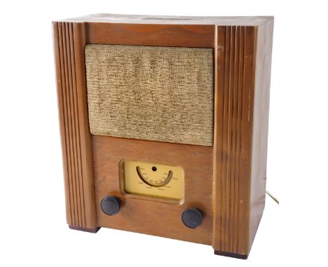 An AC Model Wartime Civilian radio receiver, 35cm high. (AF)WARNING! This lot contains untested or unsafe electrical items. I
