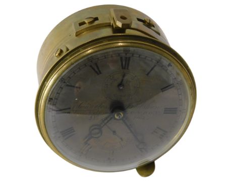 A small two day marine chronometer by Charles Frodsham 7 Finsbury Pavement London, Earnshaw type spring detent chronometer mo
