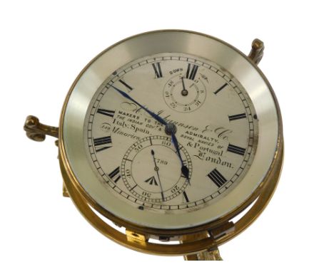 A marine chronometer by A Johannsen, number 7789, issued to the Astronomer Royal for Four Years to Take Astronomical Observat