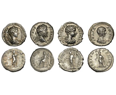 Septimius Severus (193-211), Denarius, 202-10, laureate head right, rev. Fortuna seated left, holding rudder and cornucopia, 