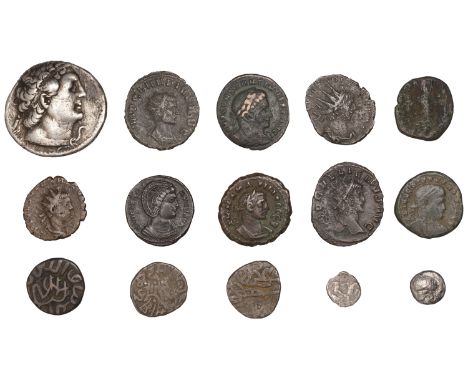 PTOLEMAIC KINGS OF EGYPT, Ptolemy II, Tetradrachm, Tyre, yr 30 [256-5], diademed bust of Ptolemy Soter right, with aegis, rev