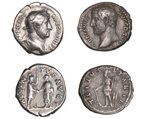 Hadrian (117-138), Denarii (2), 133-5, laureate and draped bust right, rev. Roma standing right, holding spear and clasping h