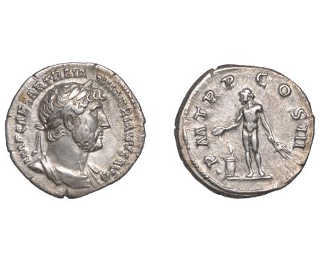 Hadrian (117-138), Denarius, 120-1, laureate and cuirassed bust right, cropped of pteryges, imp caesar traian hadrianvs avg a