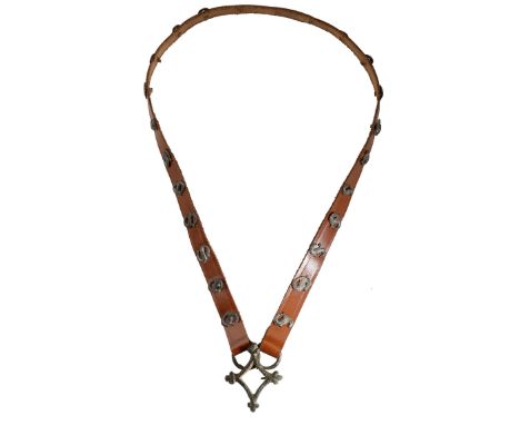 15th century, Lancastrian supporters collar comprising pewter badges of Esses, 11mm x 7mm (24), each of an openwork letter S 