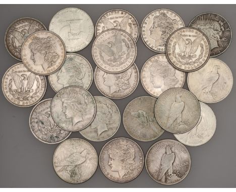 United States of America, Dollars (21), 1881o, 1881s (2), 1882, 1889, 1890, 1896, 1898, 1900, 1900o, 1921, 1921d, both Morgan