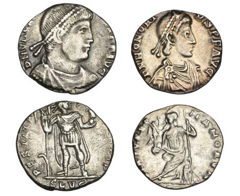 Valentinian I (364-375), Siliqua, Lugdunum, 364-7, pearl-diademed, draped and cuirassed bust right, d n val[entini-anvs p] f 