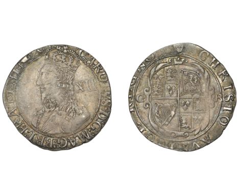 Charles I (1625-1649), Tower mint, Shilling, Gp D, mm. harp, bust 2, 5.29g/3h (Sharp D2/1; SCBI Brooker 473; N 2223; S 2789).