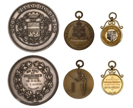 Daily Dispatch Pushball Tournament, Derby, 1928, a gold and enamel award medal by Fattorini & Sons, arms, rev. named (Winning