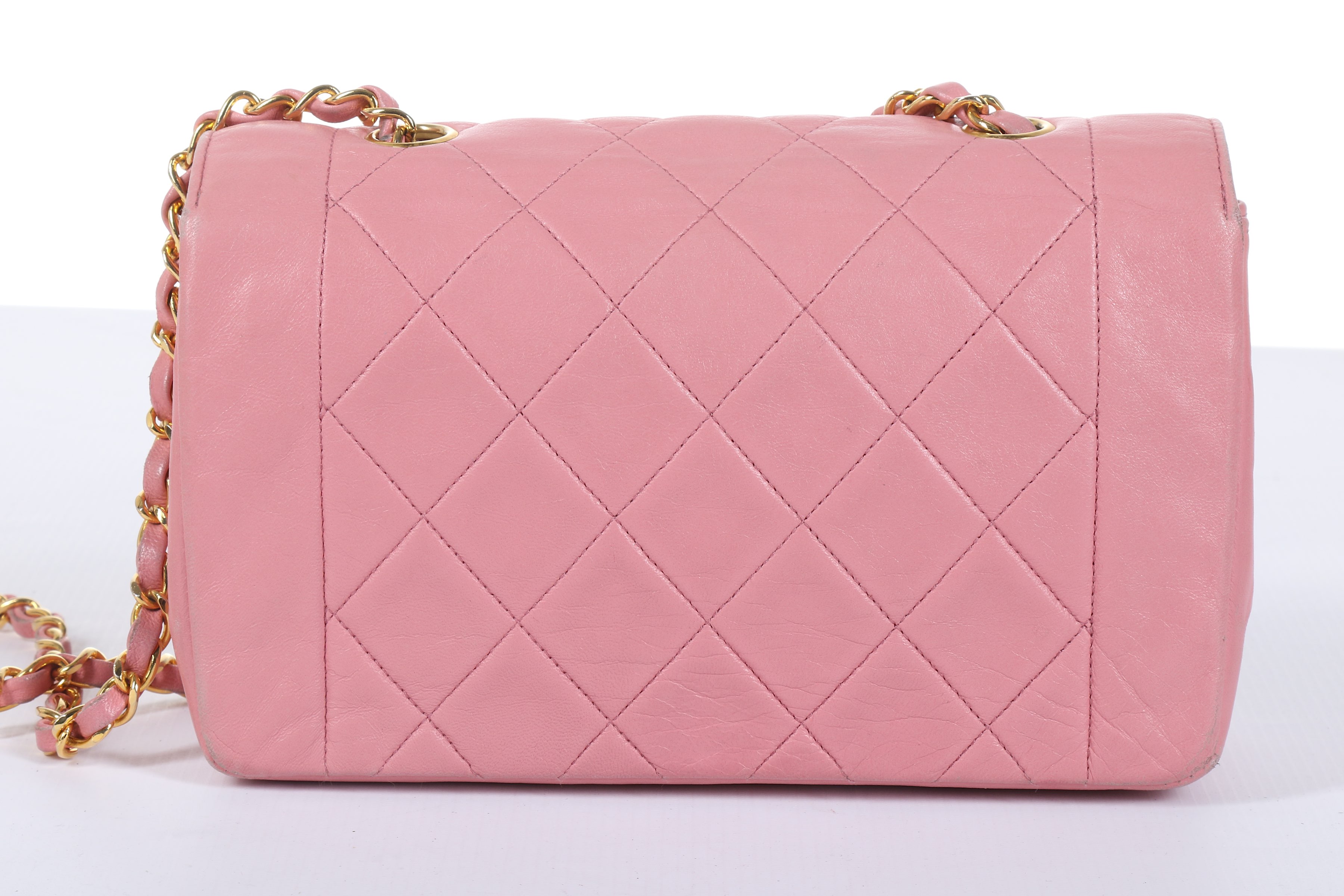 chanel diana bag pink