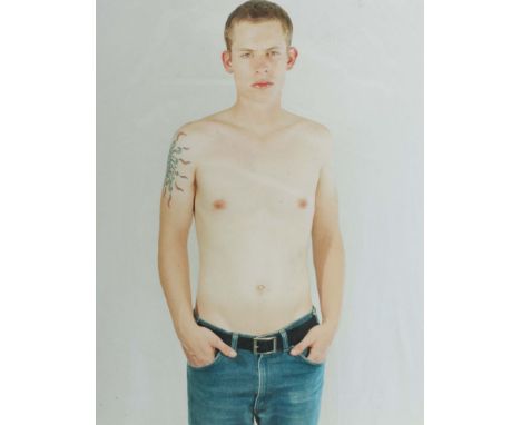 Sameshima, DeanGeb. 1971 in Torrance, Künstler lebt in Berlin und Los Angeles. "Michel", Portrait eines jungen Mannes, auf de
