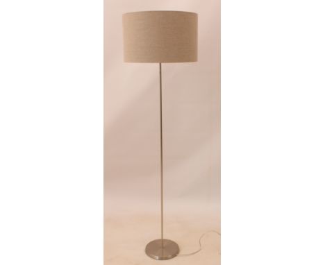 A Habitat standard lamp and shade - 127cm high.