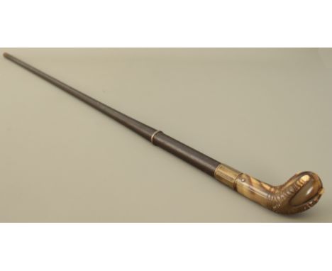 A continental .410 walking-stick shotgun - 2" chamber. Nb. Firearms certificate or shotgun certificate with special dispensat