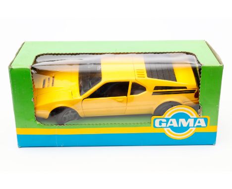 Gama BMW-Sportwagen M1, Nr. 3801, Kunststoff, mit Fernbedienung, L 26, OK, Z 2