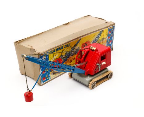 Gama Kran 282, mit Ausleger, Alterungs- und Gebrauchsspuren, H 13, im besch. OK, Z 2-3
