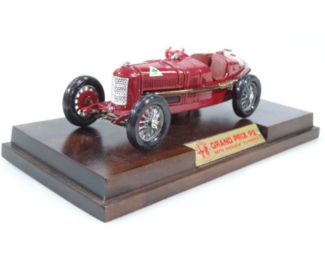 A vintage Mebetoys British and die-cast model Alfa Romeo Grand Prix II P2 motor car. (boxed)