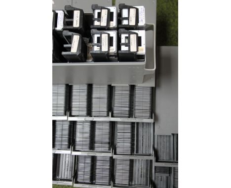 Various 35mm film projector slides, a quantity of subject matters, to include churches, model railway, stately homes, etc. (a