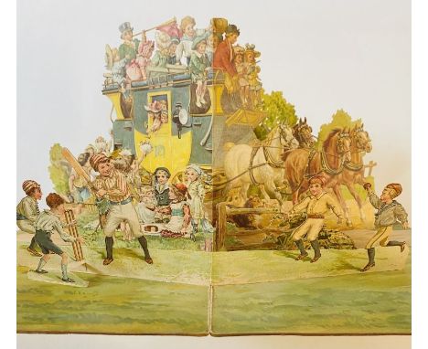 Pop-Up &amp; Moveable. Little Pets Panorama, 4 chromolitho 3-D pop-up plates, published by E Nister, London, 1896; Come and G