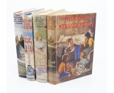 Blyton, Enid. The Mystery of the Invisible Thief, illustrated by Treyer Evans, 1950, 1st edition, dustwrapper; The Mystery of
