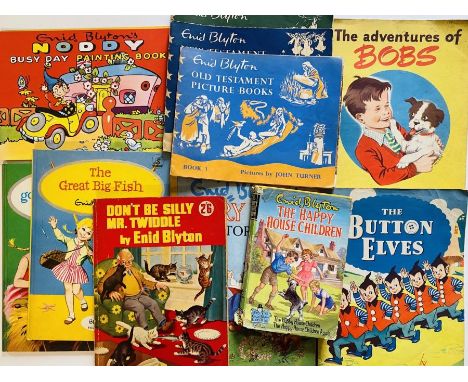 Blyton, Enid. The Yellow Fairy Book with colour frontis, cloth, published by George Newnes, 4to, c. 1936; The Red Pixie Book,