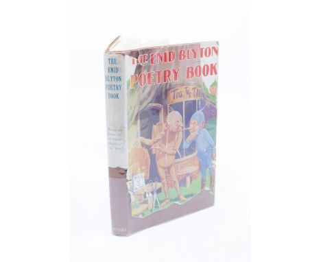 Blyton, Enid. SIGNED COPY. The Enid Blyton Poetry Book, published by Methuen &amp; Co, 1934, 1st edition, dustwrapper with lo