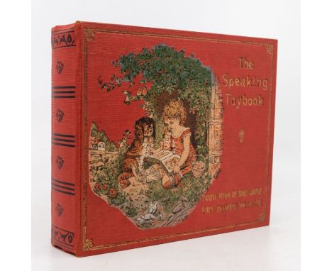 The Speaking Toy Book, reproducing the voices of the cockerel, the goat, the cat, the bird, the lamb and the cuckoo. Cloth-co