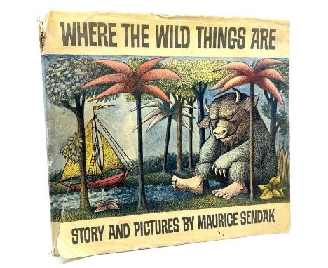 Sendak, Maurice. Where The Wild Things Are, first UK edition, Bodley Head, 1967, hardback, dust-jacket tatty &amp; stained, o