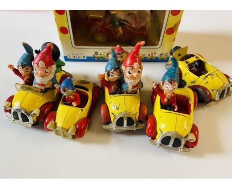 Blyton, Enid. Noddy’s die-cast toy Car, Corgi, with plastic figures of Noddy, Big Ears, etc, plus another car with Teddy as a