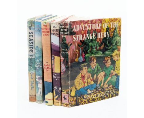 Blyton, Enid. The Seaside Family, illustrated by R Gervis, published by The Lutterworth Press, 1950, 1st edition, dustwrapper