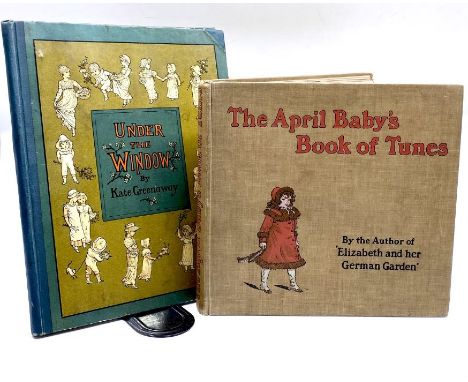 Greenaway, Kate. Book of Games, colour litho illustrations, glazed paper boards, some foxing to endpapers, back board at corn