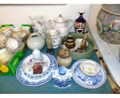 A assortment of china, inc. Spode and Crown Derby