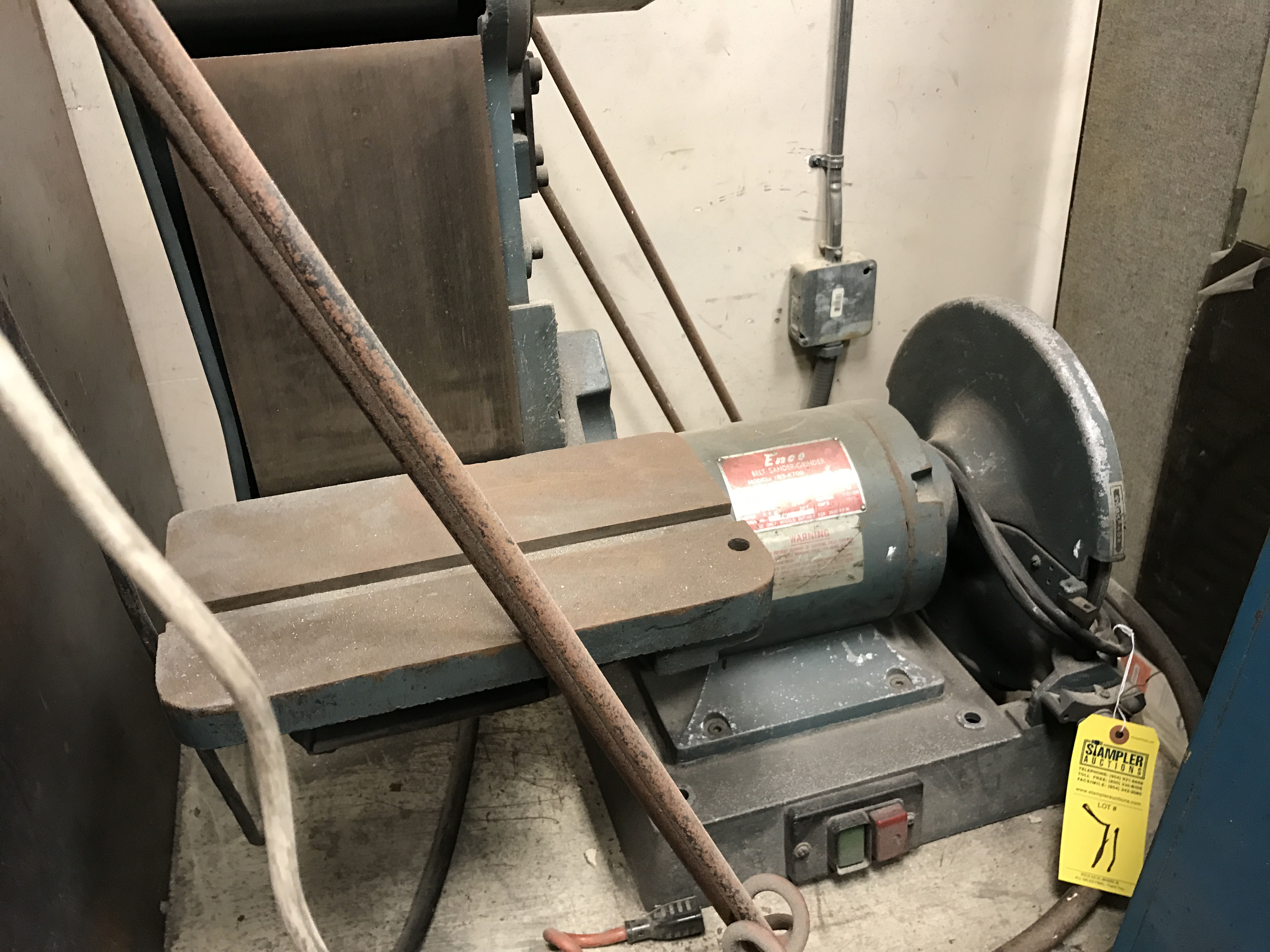 ENCO 1634700 BELT SANDER GRINDER