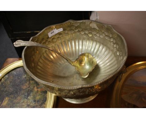 in the Rococo taste, the large bowl together with a matching ladle