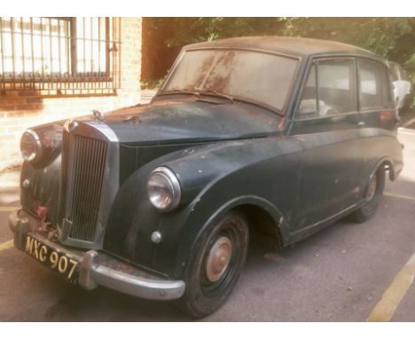 Barn Find  A Triumph Mayflower Standard Motor Company, two door saloon in green coachwork, 1949-1953.  Side valve 0.8 litre e