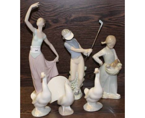 LOT OF NAO CERAMIC FIGURES (6)