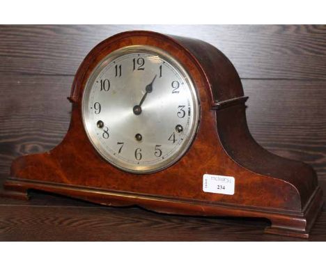 GARRARD MAHOGANY MANTEL CLOCK