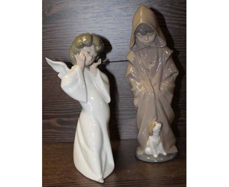 LLADRO FIGURE OF AN ANGEL
in original box, 24cm high, along with a Nao figure, also in original box
condition good overall
