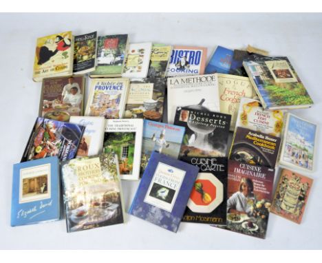 A quantity of vintage cookery books, to include 'Foods from France' and 'A taste of Mauritius' and many others
