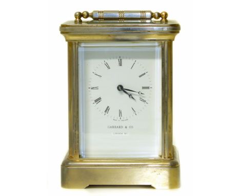 Garrard and Co twin train carriage clock Condition reports are not availabe for our Interiors Sales.