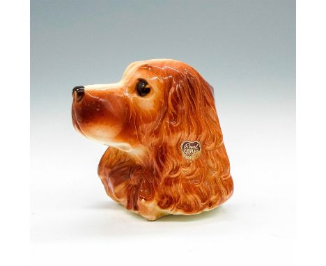 Wall planter in soft brown color with darker brown eyes and nose. Royal Copley imprint and sticker. Issued: 20th centuryDimen